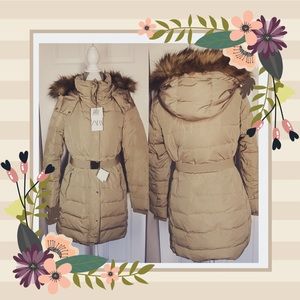 ZARA women’s winter jacket down puff coat NWT